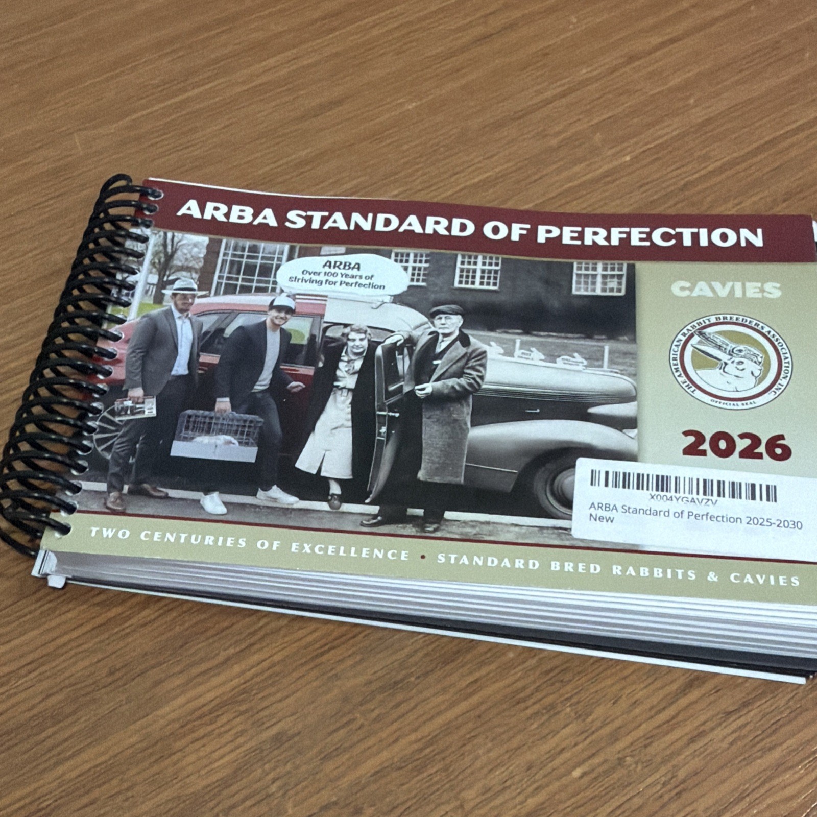 ARBA STANDARD OF PERFECTION 2026-2030 BY American Rabbit Breeders Association