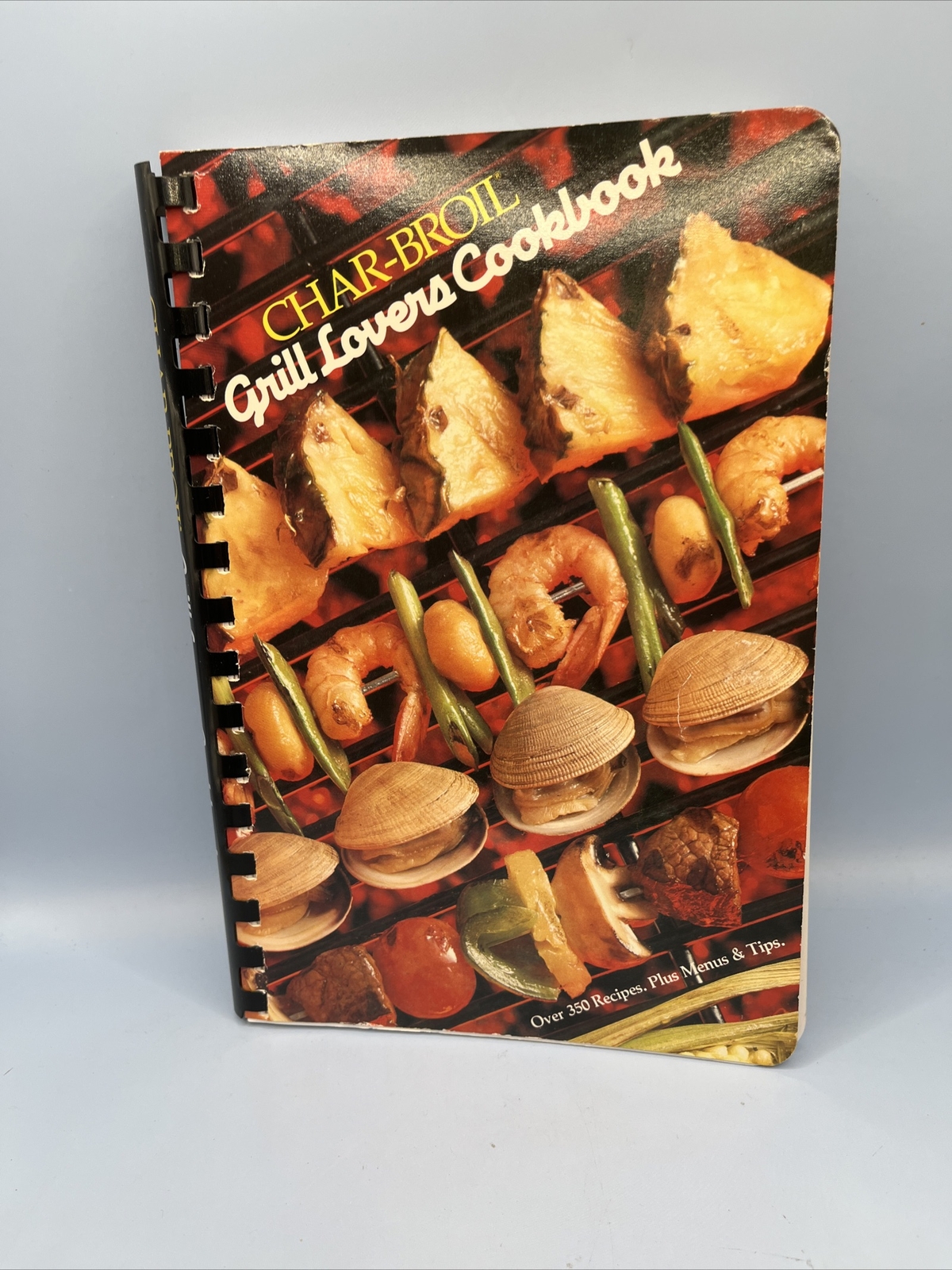 1985 Char Broil Grill Lovers Cookbook, Vintage, BBQ, Barbecue 174 Pages