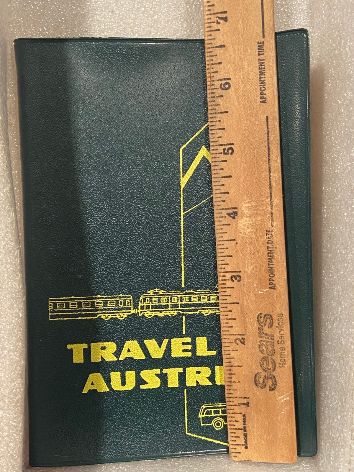 Vintage 6.5″ Travel in Austria Book Vinyl Cover w/Fold Out Maps *Pre-Owned* BSDS