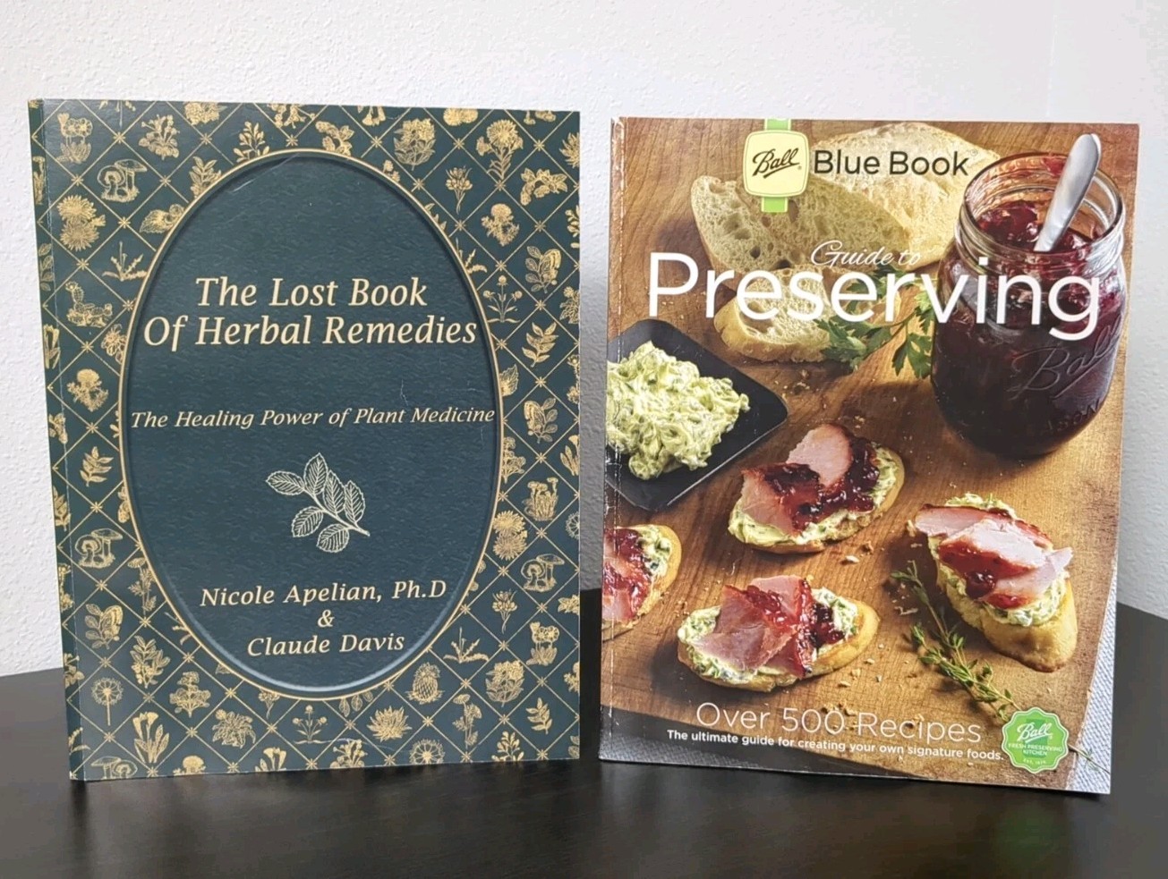 Lost Book Herbal Remedies Healing Power Plant Medicine + Ball Blue Canning Lot