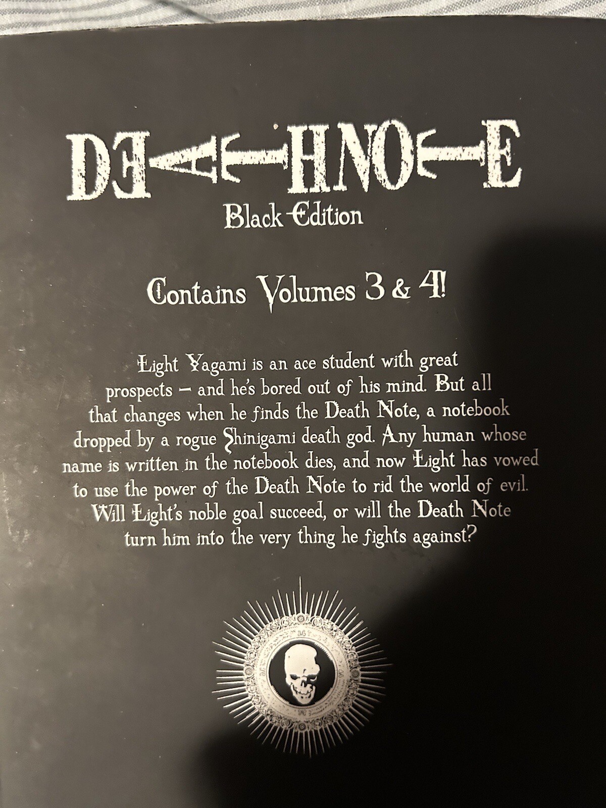 Deathnote *BLACK EDITION* 2- in -1 manga series books 1,2,3,4,7,8