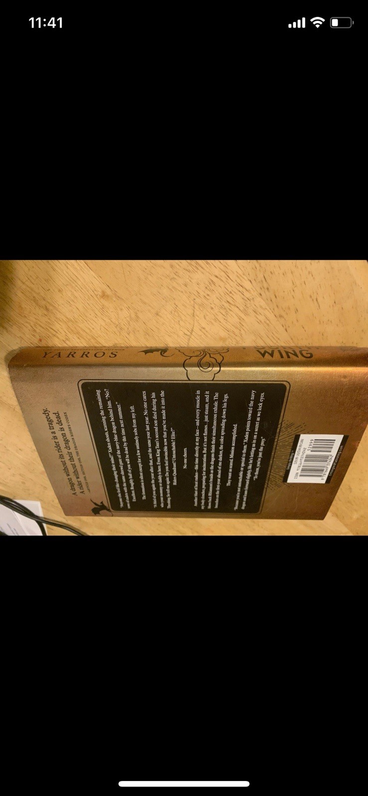 Fourth Wing By Rebecca Yarros 1st Edition 1st Printing Sprayed Edges