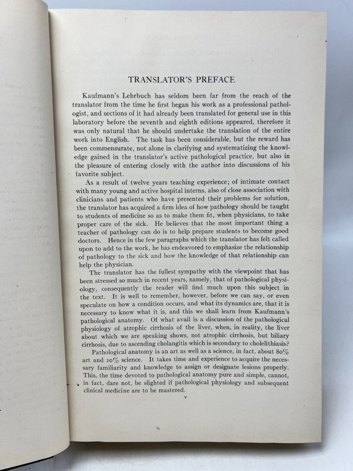 Pathology for Students and Practitioner’s Volumes I, II, III by Kaufmann (1929,H