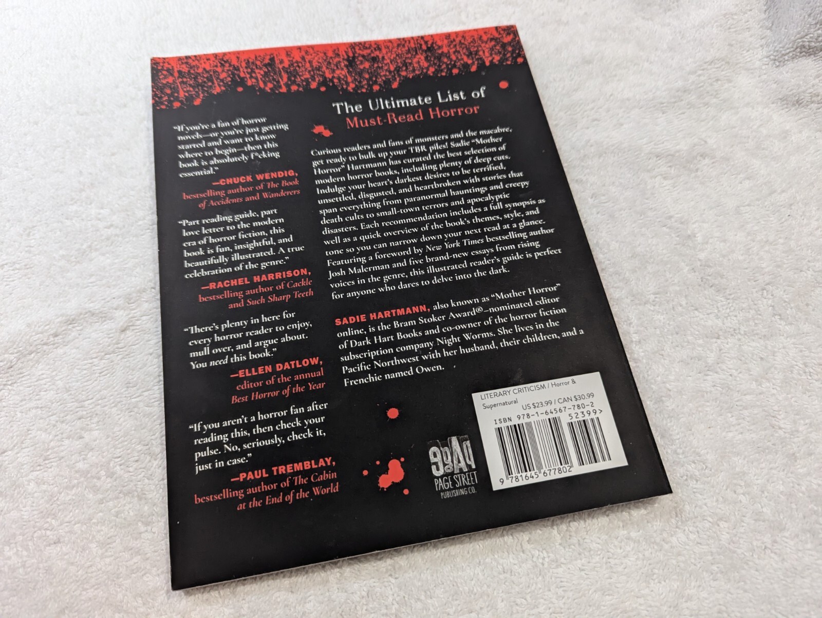 101 Horror Books To Read Before You’re Murdered Sadie Hartmann * signed *