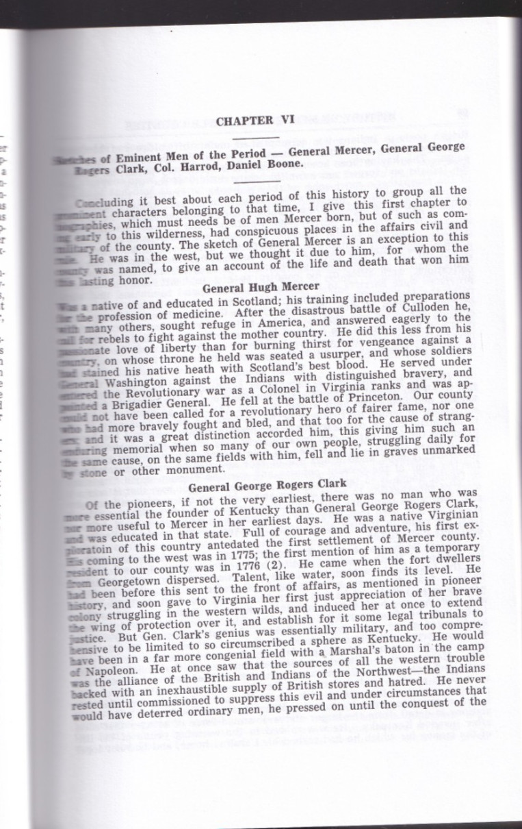History of Mercer and Boyle Counties (PB, 1998, 176 pages) by Maria T. Daviess