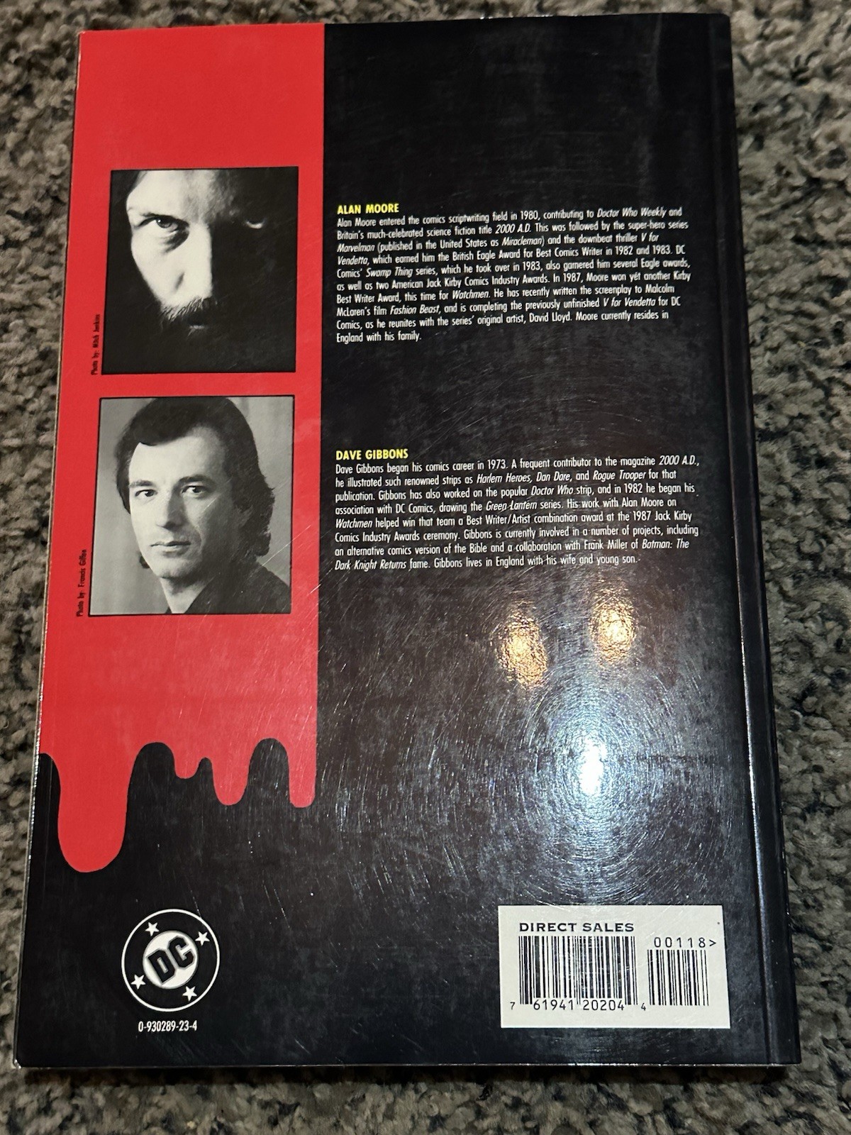 Watchmen TPB Trade Paperback 10th Printing DC Comics Alan Moore/Dave Gibbons