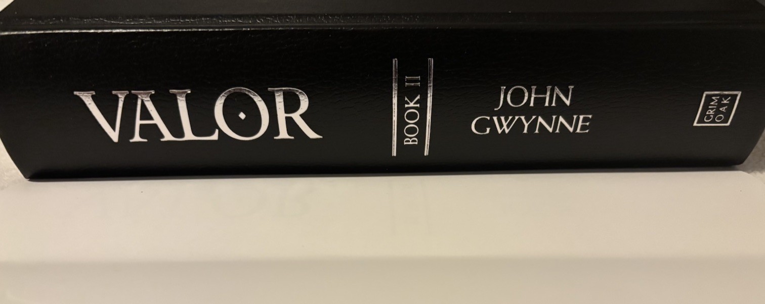 Valor – Grim Oak Press – SIGNED & NUMBERED Slipcase John Gwynne Limited Edition