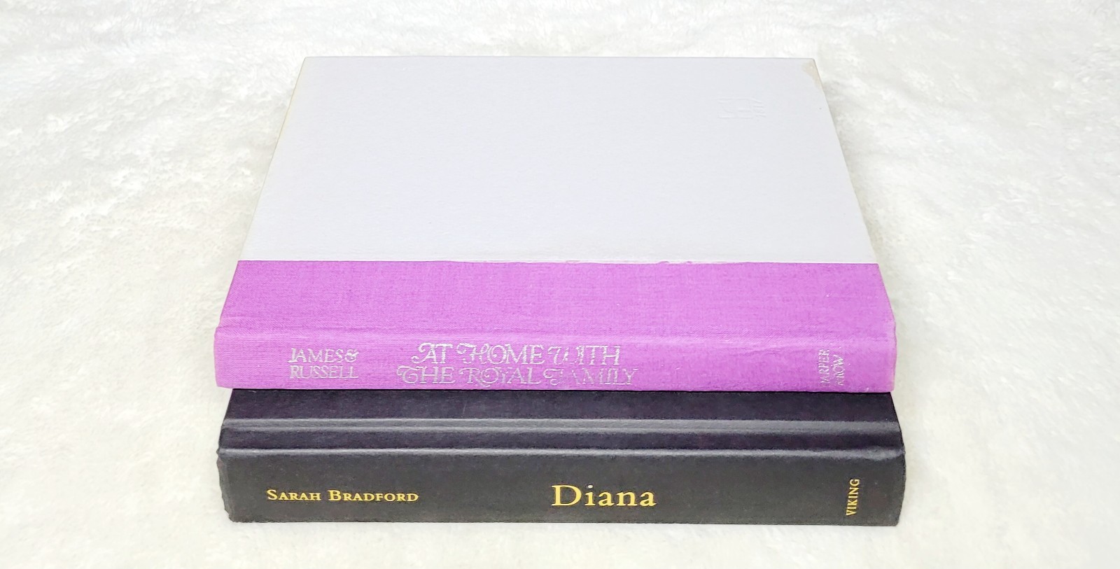 Princess Diana Home With The Royal Family United Kingdom Hardcover 2 Book Set