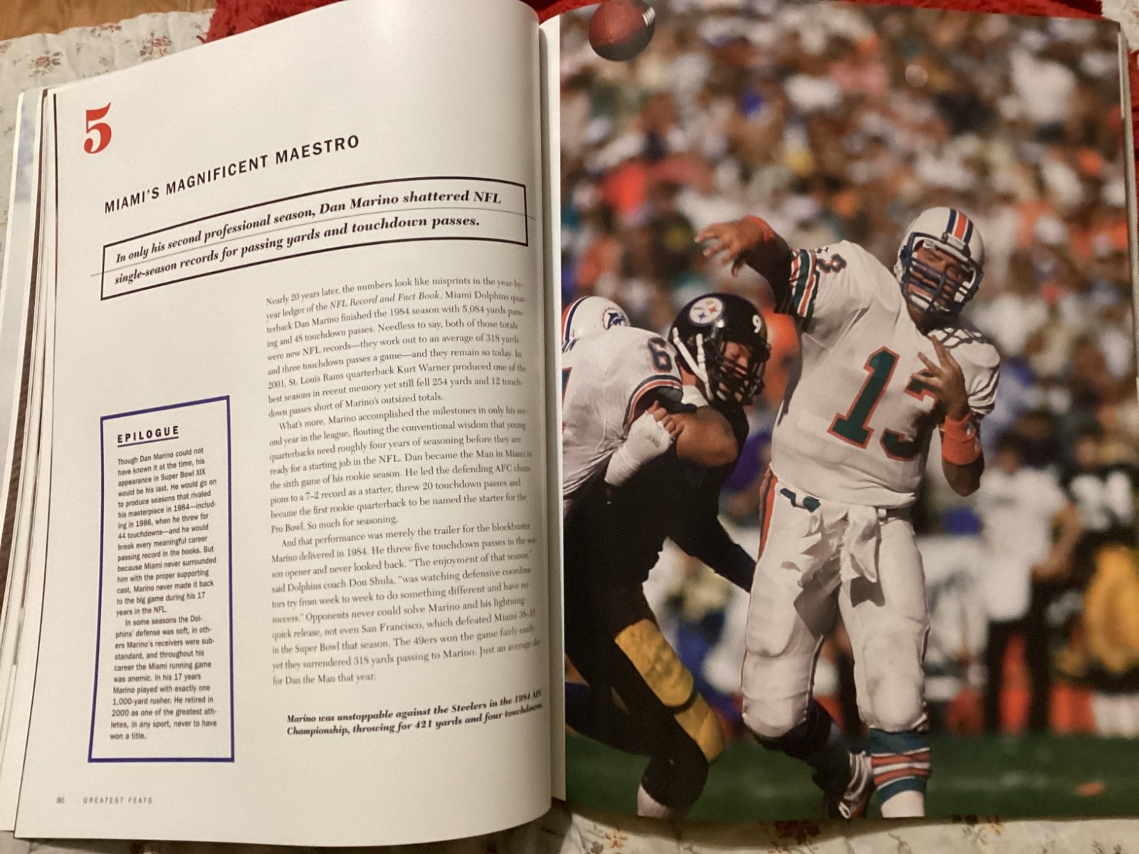 SPORTS ILLUSTRATED GREATEST FEATS,UNFORGETTABLE ACCOMPLISHMENTS,174 PAGES/NO PH