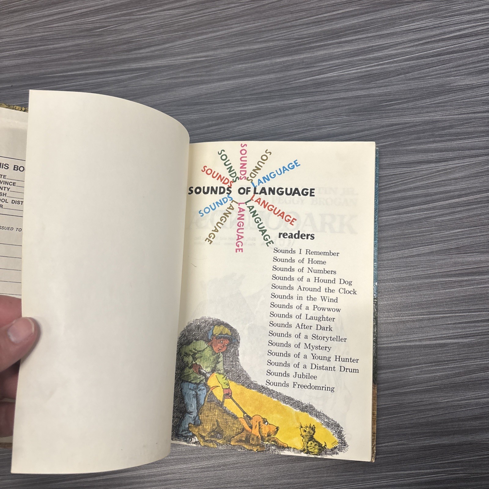 SOUNDS AFTER DARK, (SOUNDS OF LANGUAGE) By Bill Martin – Hardcover