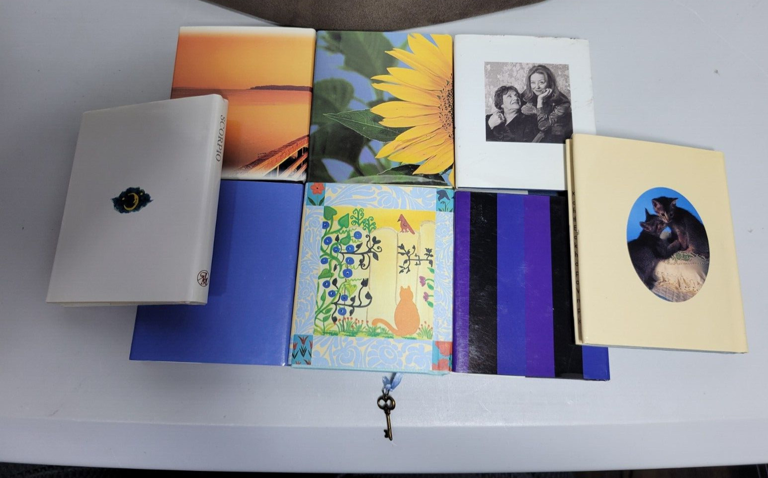 8- Mini-Hardback Books w/ Dust Jackets Sunflowers, Home, Quotable Women & More