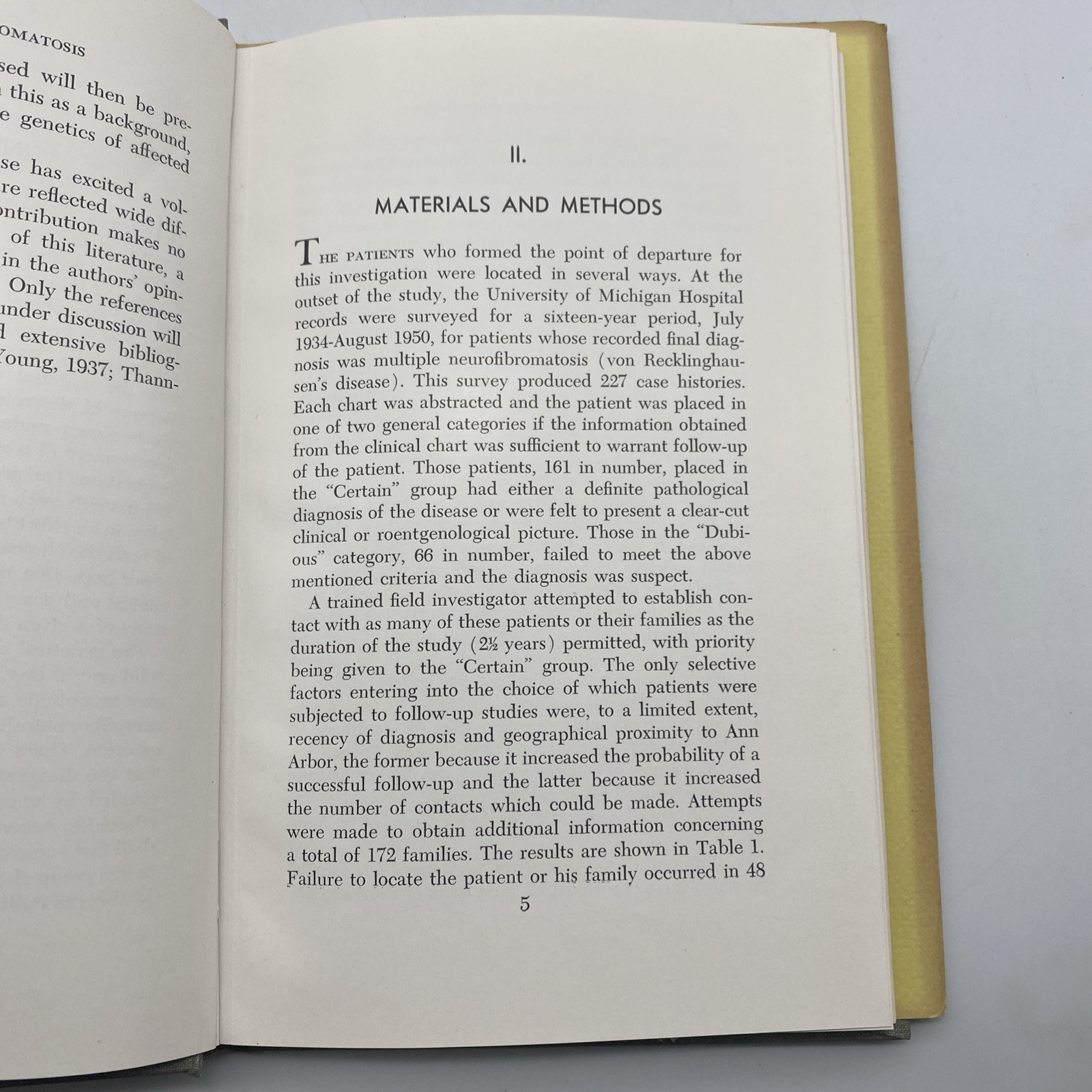 A Clinical Pathological and Genetic Study Of: Multiple Neurofibromatosis 1956 HC