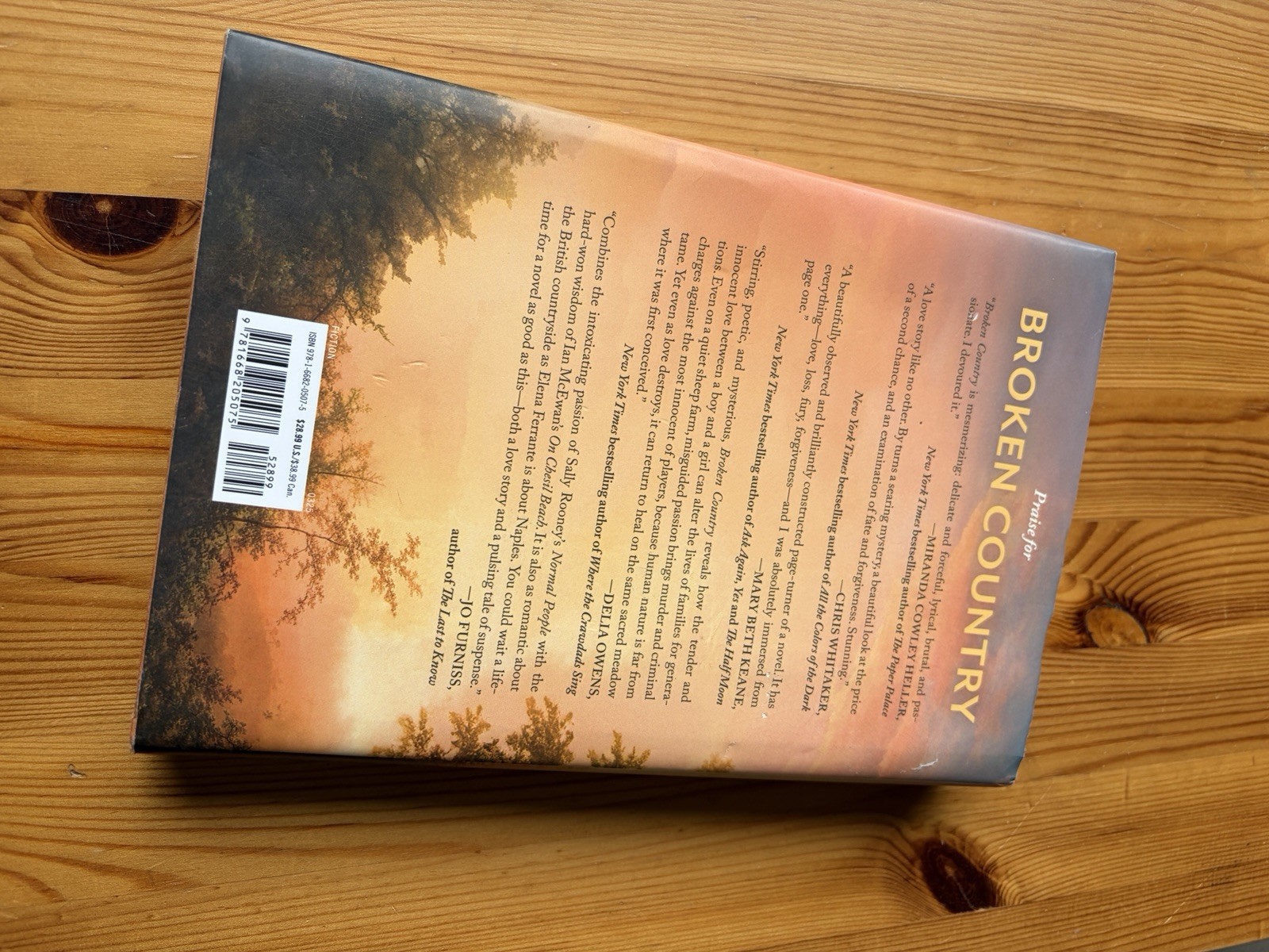 Broken Country by Clare Leslie Hall Hardcover Book Club Ed Reese’s Book Club