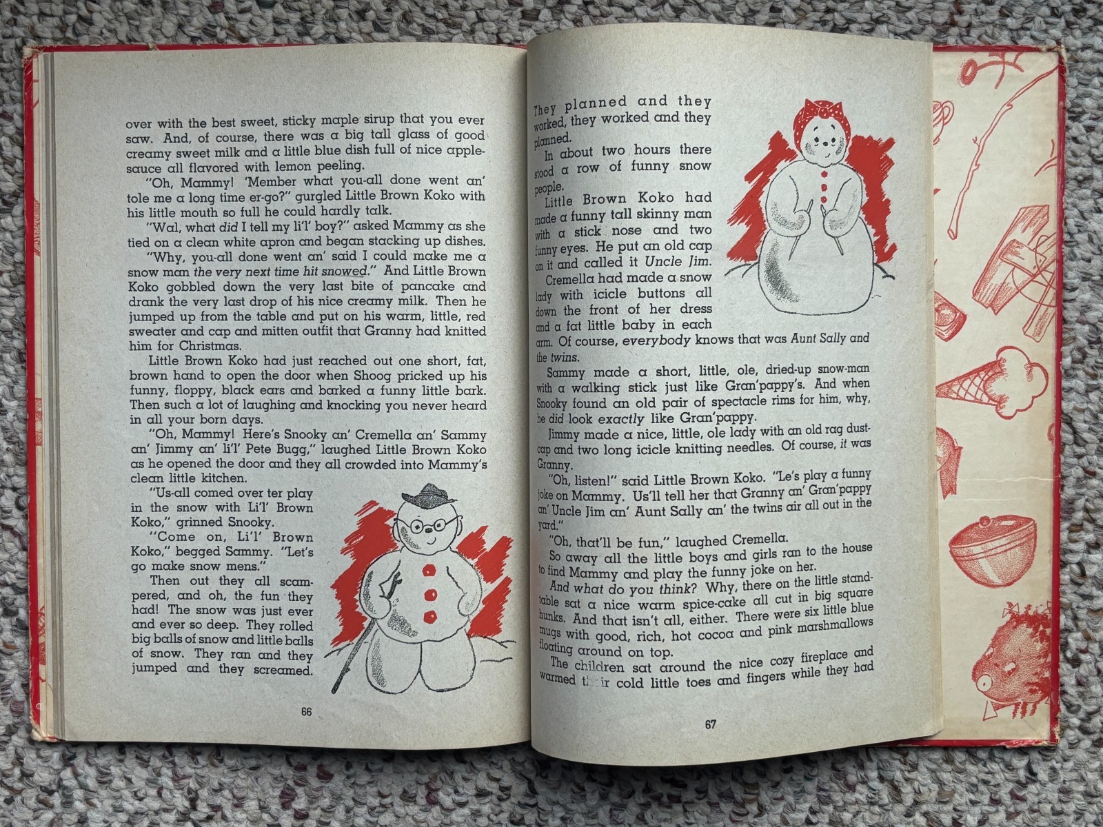 Little Brown Koko (1940) & Little Brown Koko Has Fun (1945) Hardcover Books