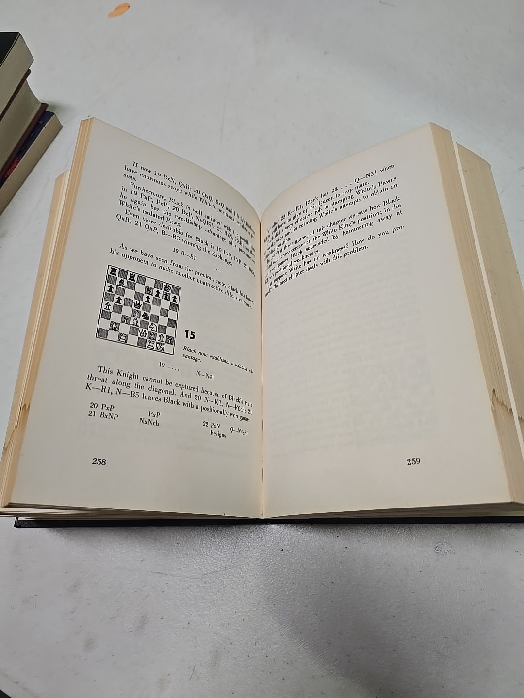 VTG HC Book “The Complete Chess Course” By Fred Reinfeld 1959 Doubleday& Company