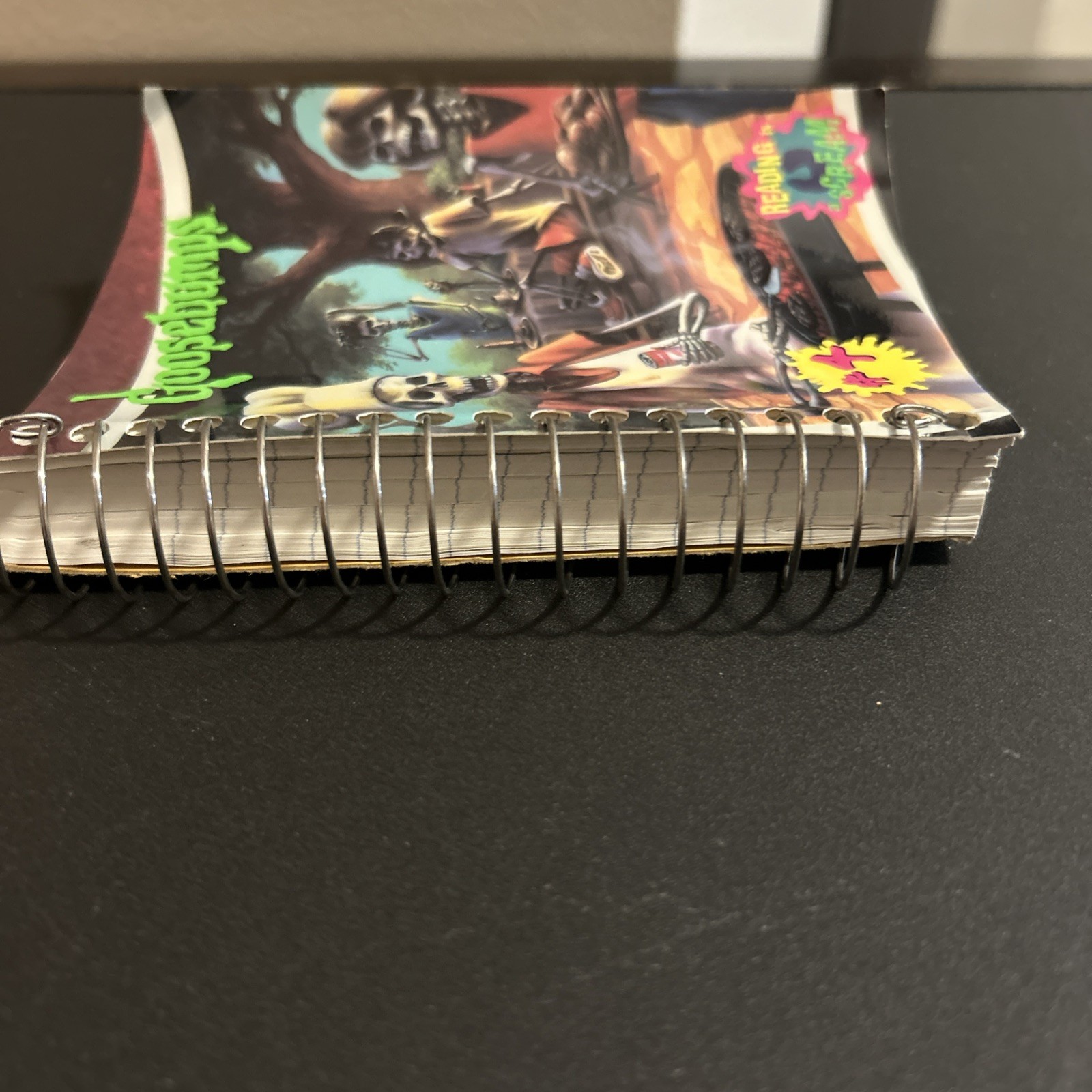 Vintage Goosebumps Mini Notebook Say Cheese And Die Rare. #4. 174/180 Pages Used