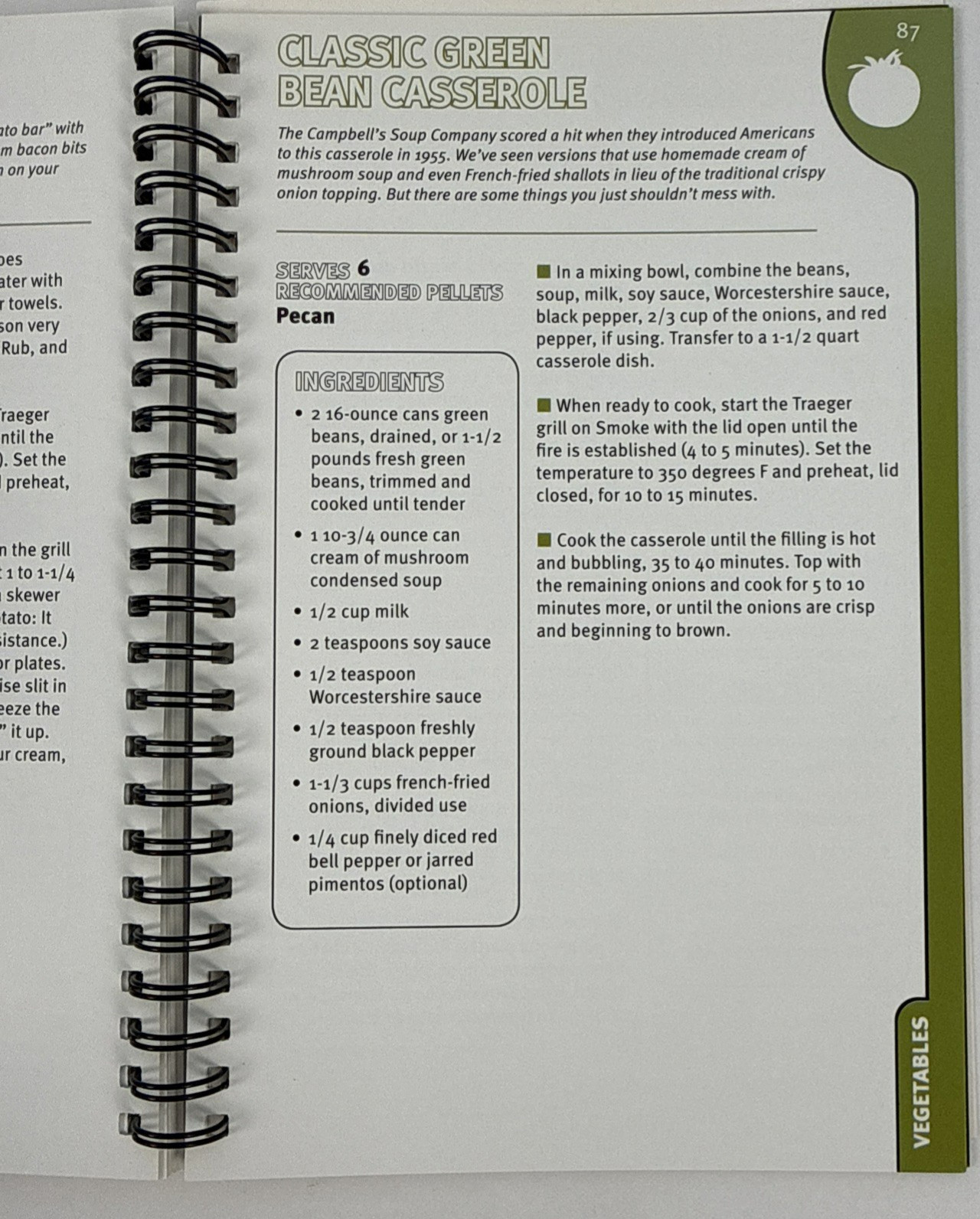 2011 Traeger’s Everyday Cookbook-Wood Pellet Grill-101 pages-Spiral Bound