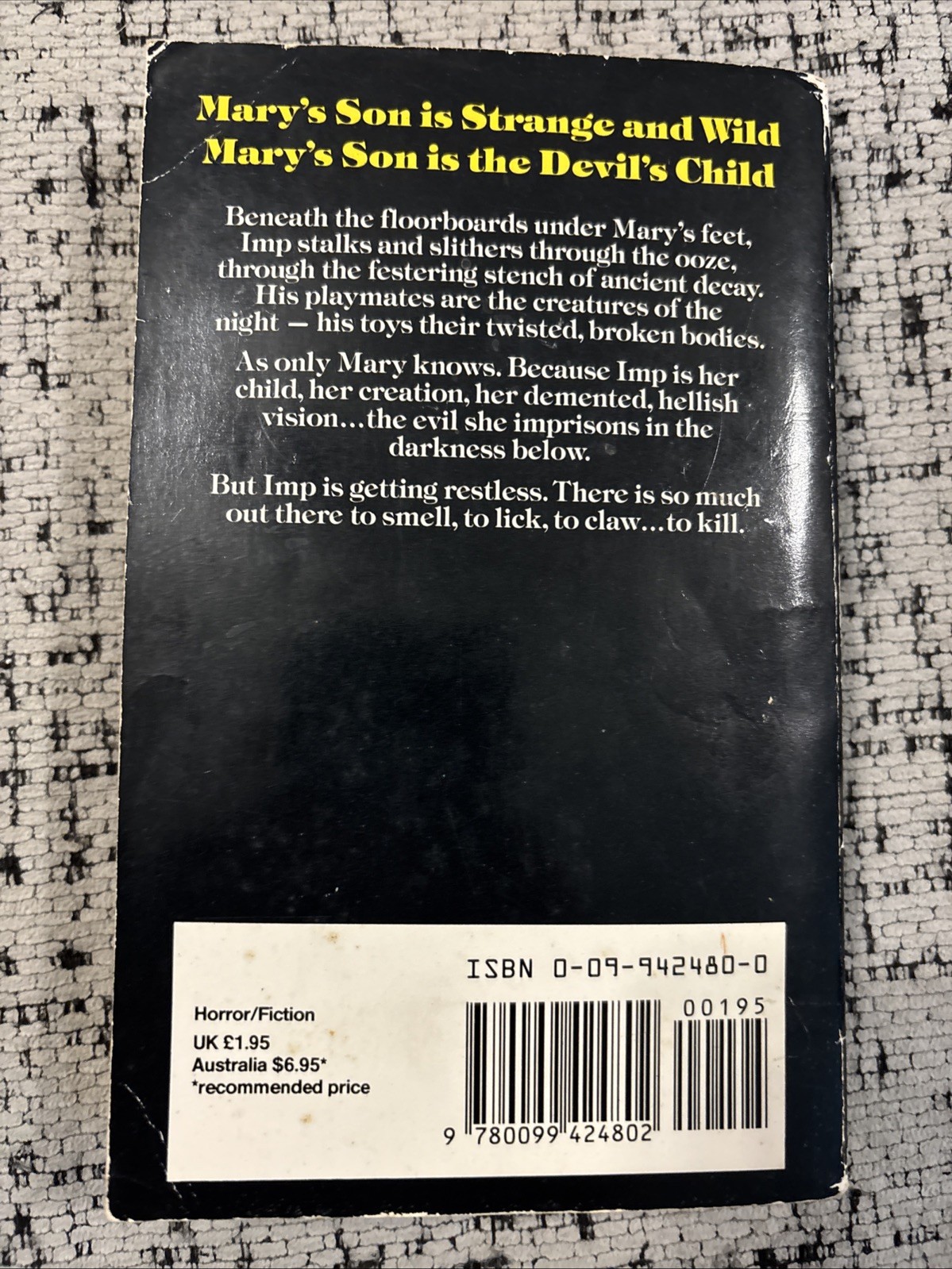 Imp by Neiderman, Andrew Paperback Book United Kingdom Edition