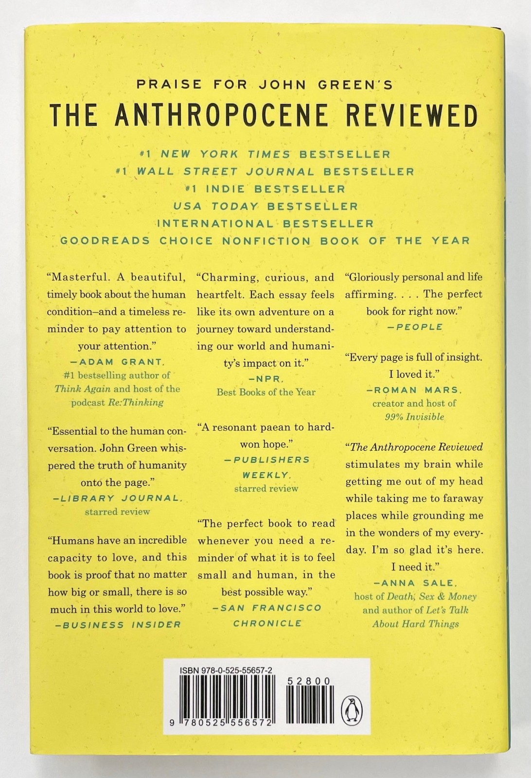 EVERYTHING IS TUBERCULOSIS: The History Of Our Deadliest Infection by John Green