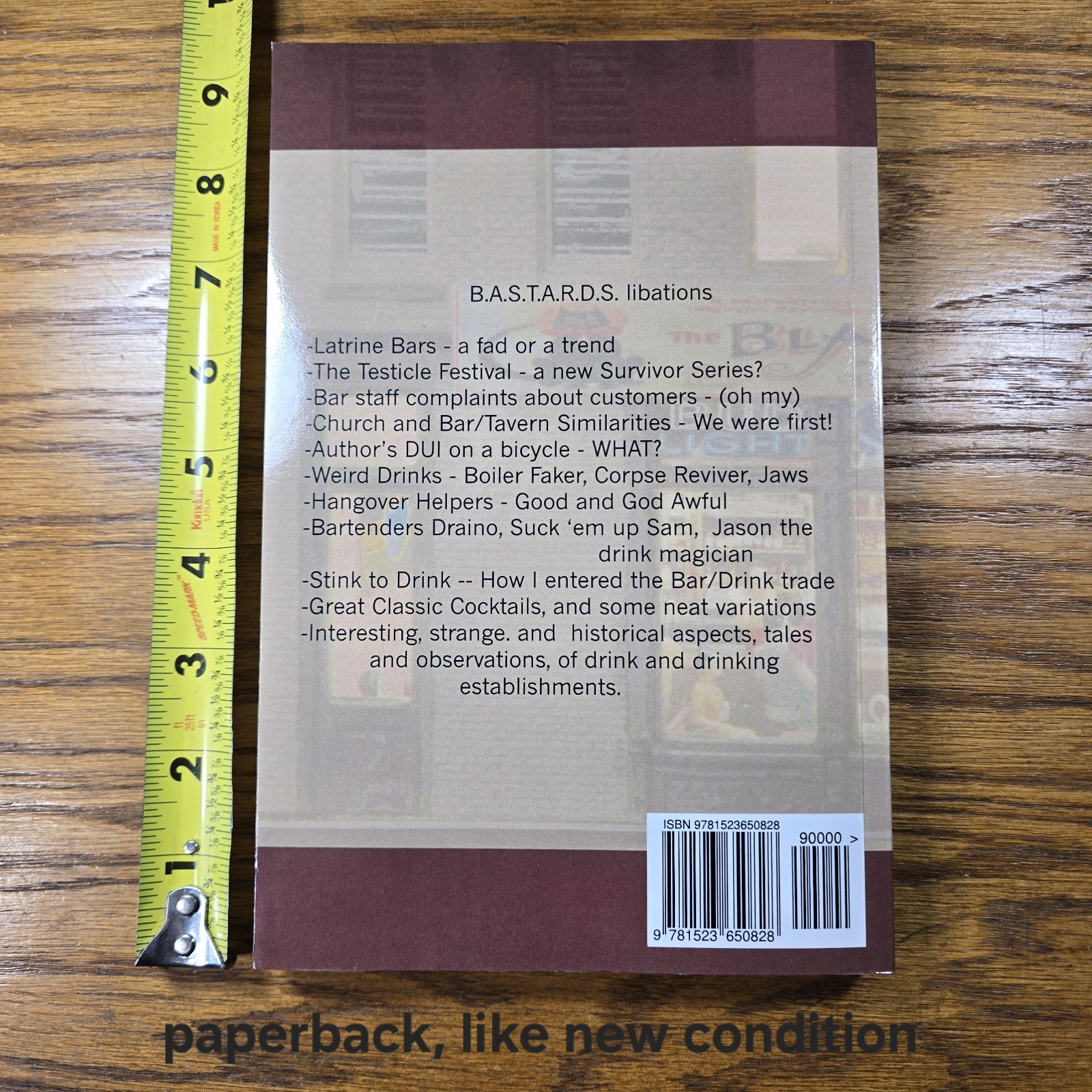B.A.S.T.A.R.D.S.: BARS AND SALOONS, TAVERNS AND RANDOM By Brian F. Rea BRAND NEW