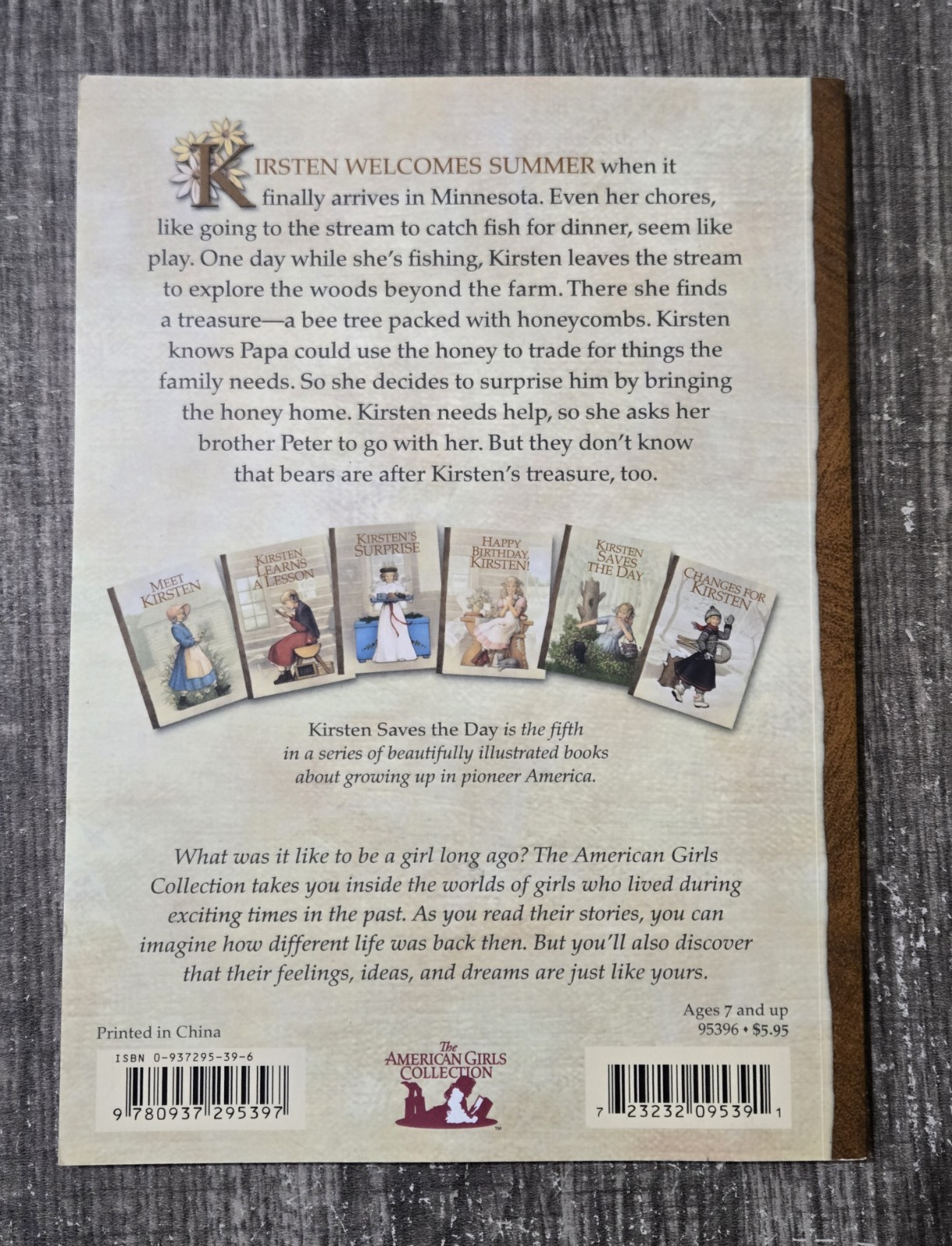 1854 Kirsten American Girl Collection Book Box Set 1 2 3 4 5 6 – Six Book Set