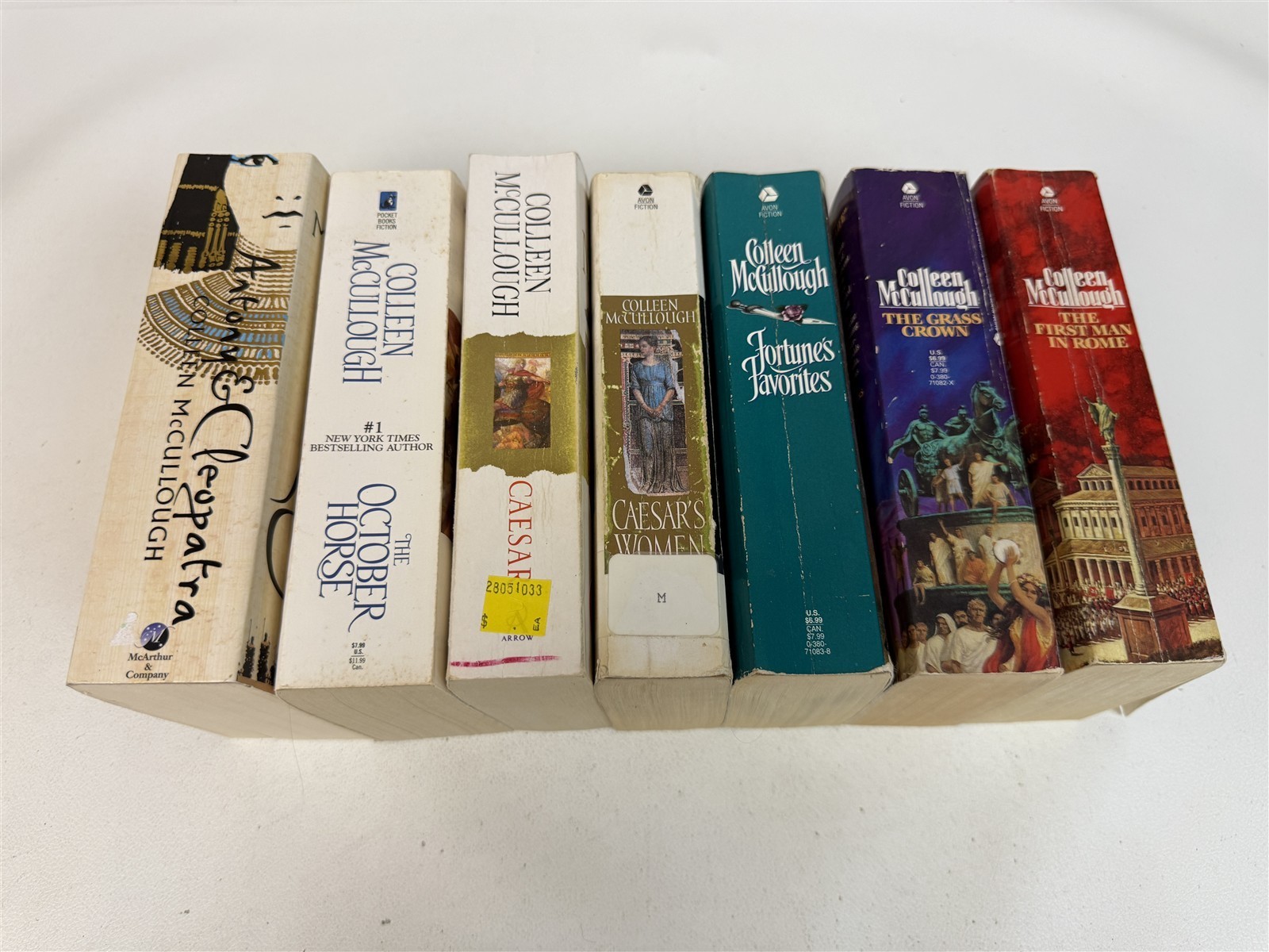 Colleen McCullough Lot 7 Masters of Rome First Man in Rome to Antony & Cleopatra