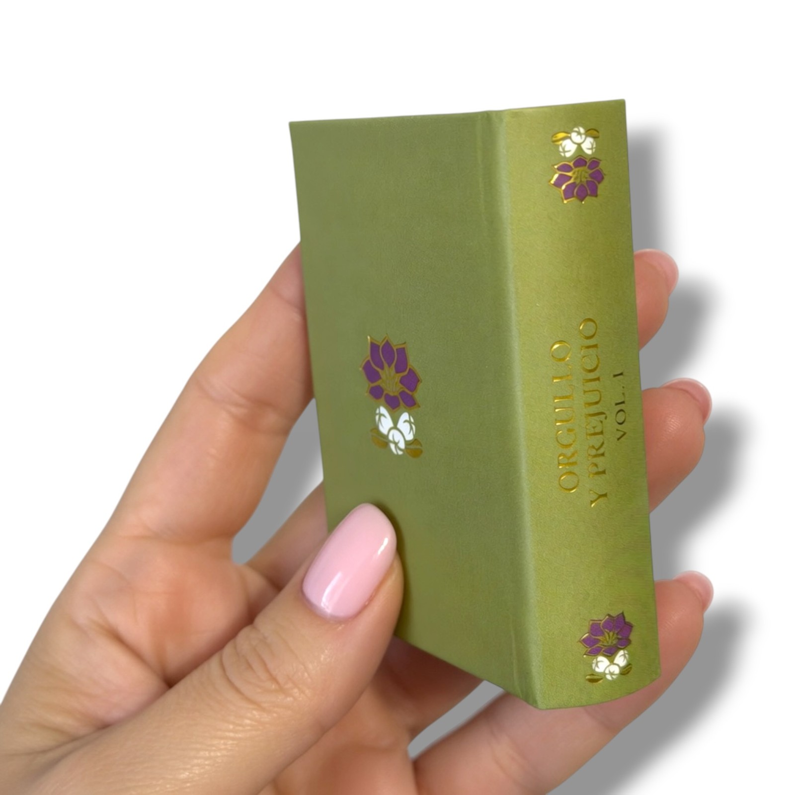 Orgullo y Prejuicio miniature book 2-vol set gold foil stamping 900pg slipcase
