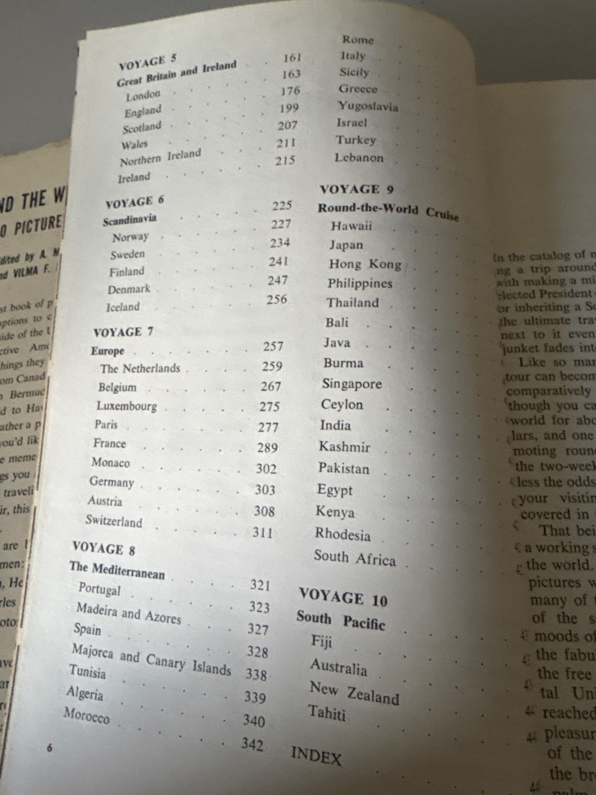 Around The World In 1000 Pictures 1954 Doubleday Hardcover HCDJ 448 Pages