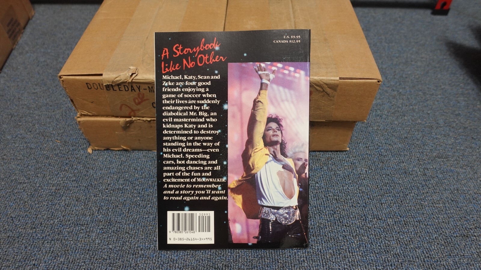 1 Michael Jackson Moonwalker 1988 Coloring Book & 1 Story Book Brand New Lot