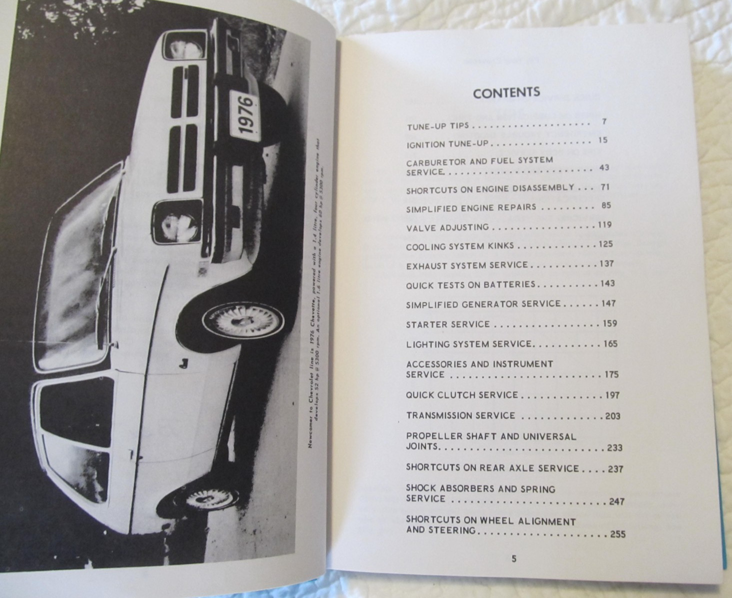 Book: FIX YOUR CHEVROLET V8 & V6 1975 To 1966 Bill Toboldt, hardcover, 368 pages