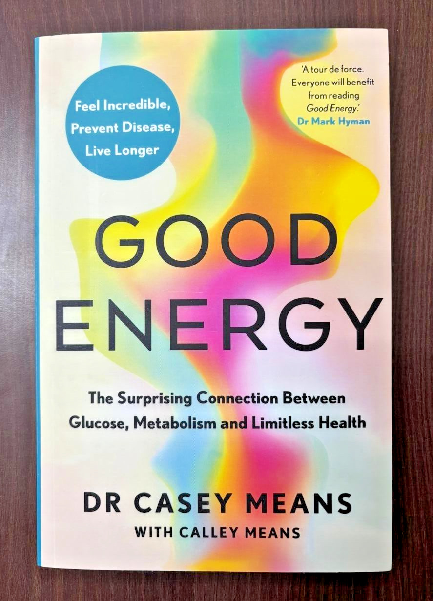 Good Energy by Dr. Casey Means NEW Paperback……….