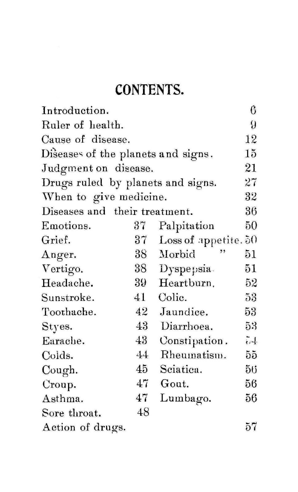 Medical Astrology “1899” 71 Pages