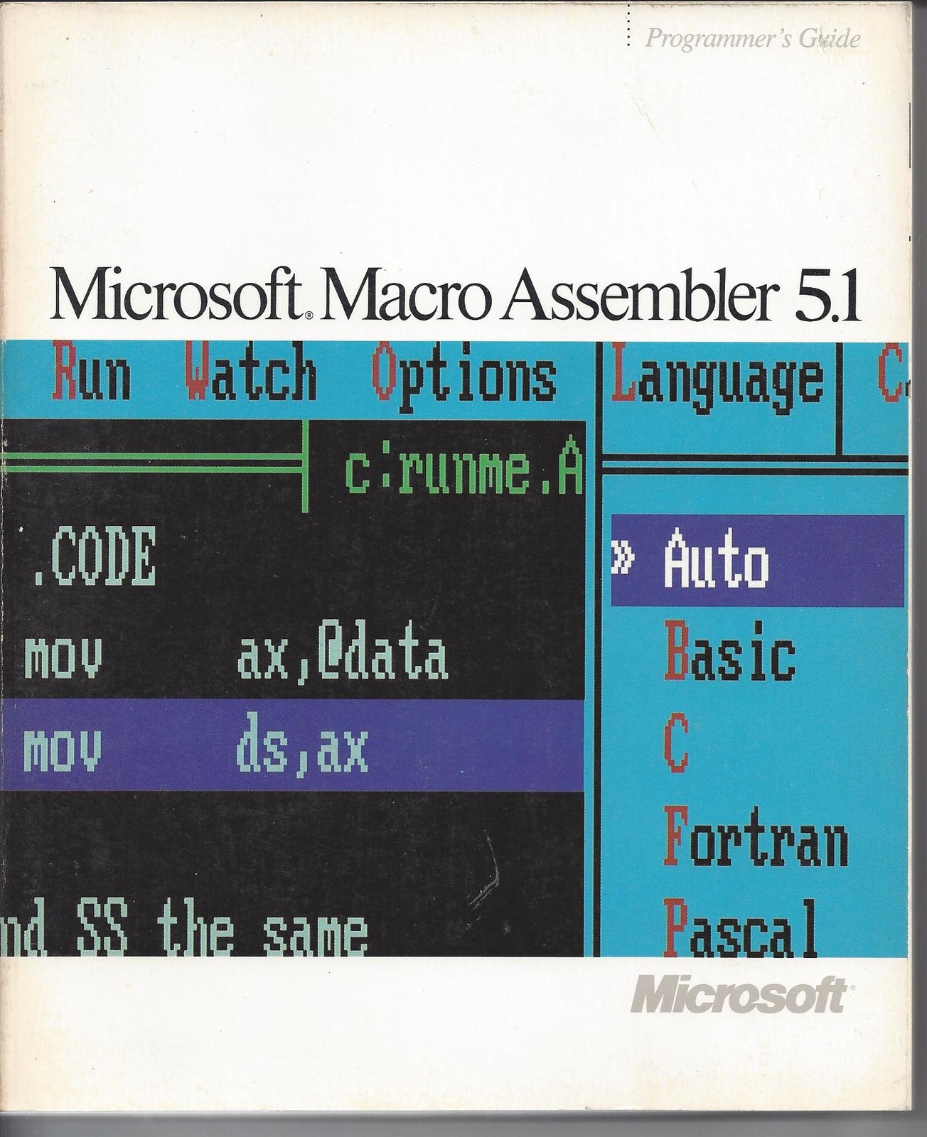 microsoft macro assembler 5.1 microsoft codeview and utilities ( for the MS-…