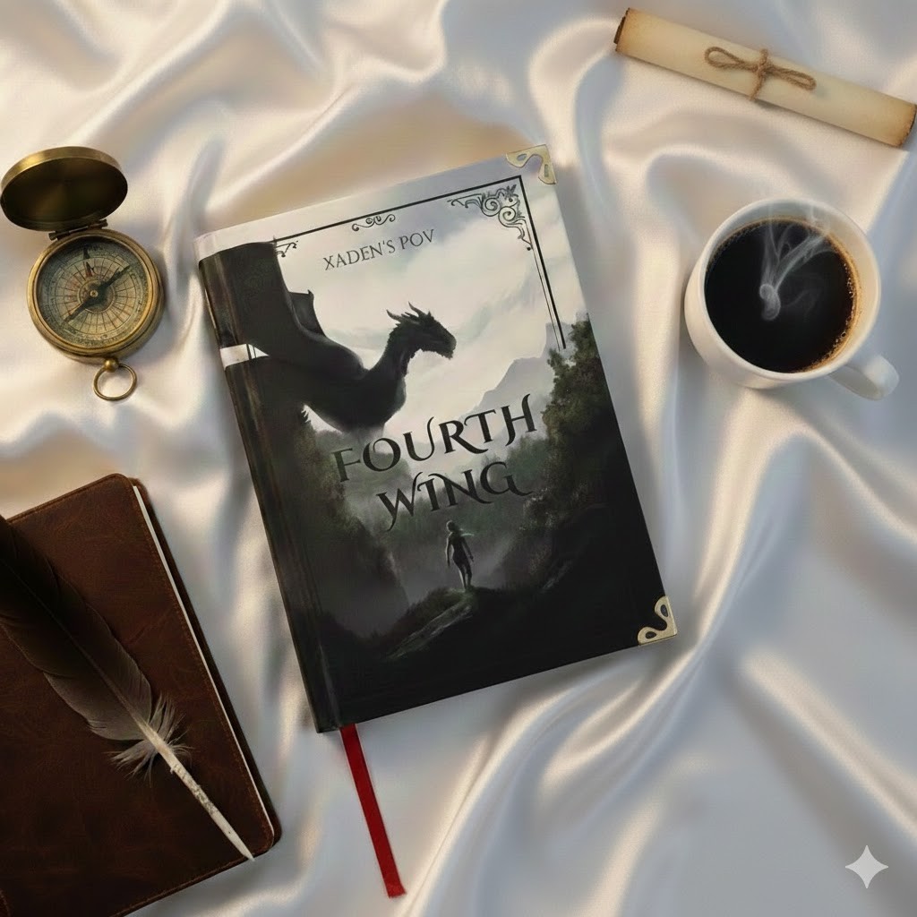 Fourth Wing Hardcover Book – Rebecca Yarros – Xaden’s POV Special Edition