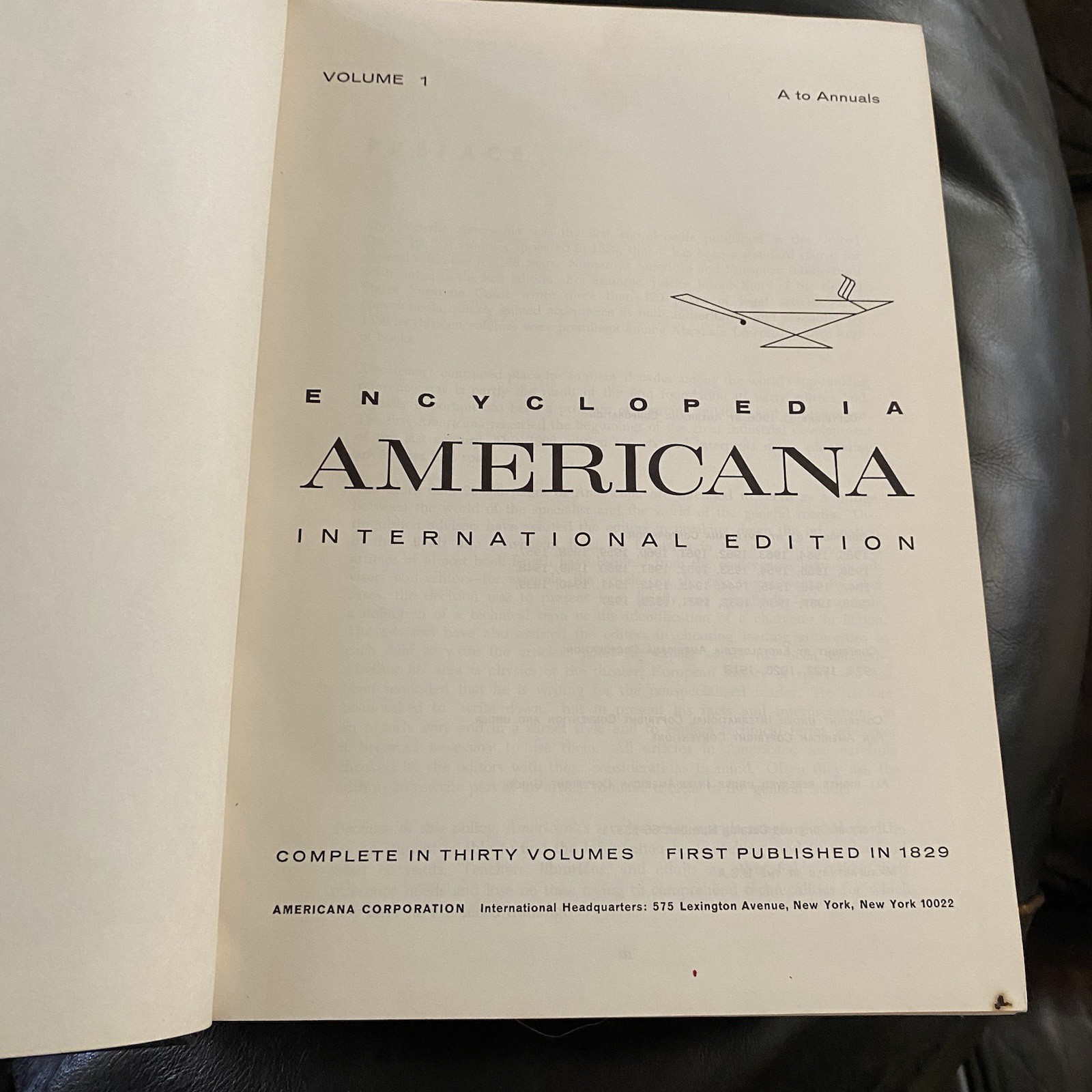 Encyclopedia Americana – International Edition 30 Volume Set Hardcover Vtg 1966