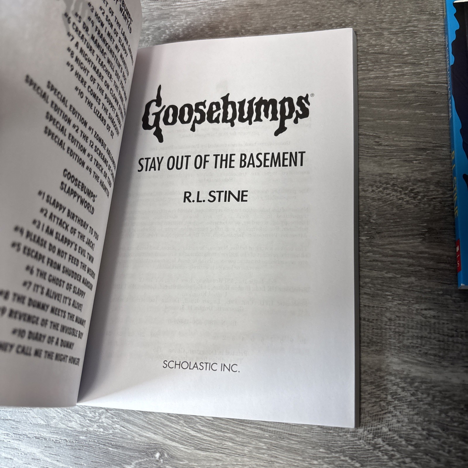 Goosebumps Fear Limited Edition Collectible Tin ORANGE 5 Book All First Printing