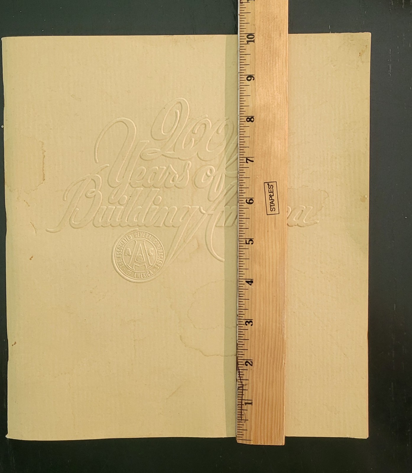 200 Years of Building America-Associated General Contractors 1975-Book