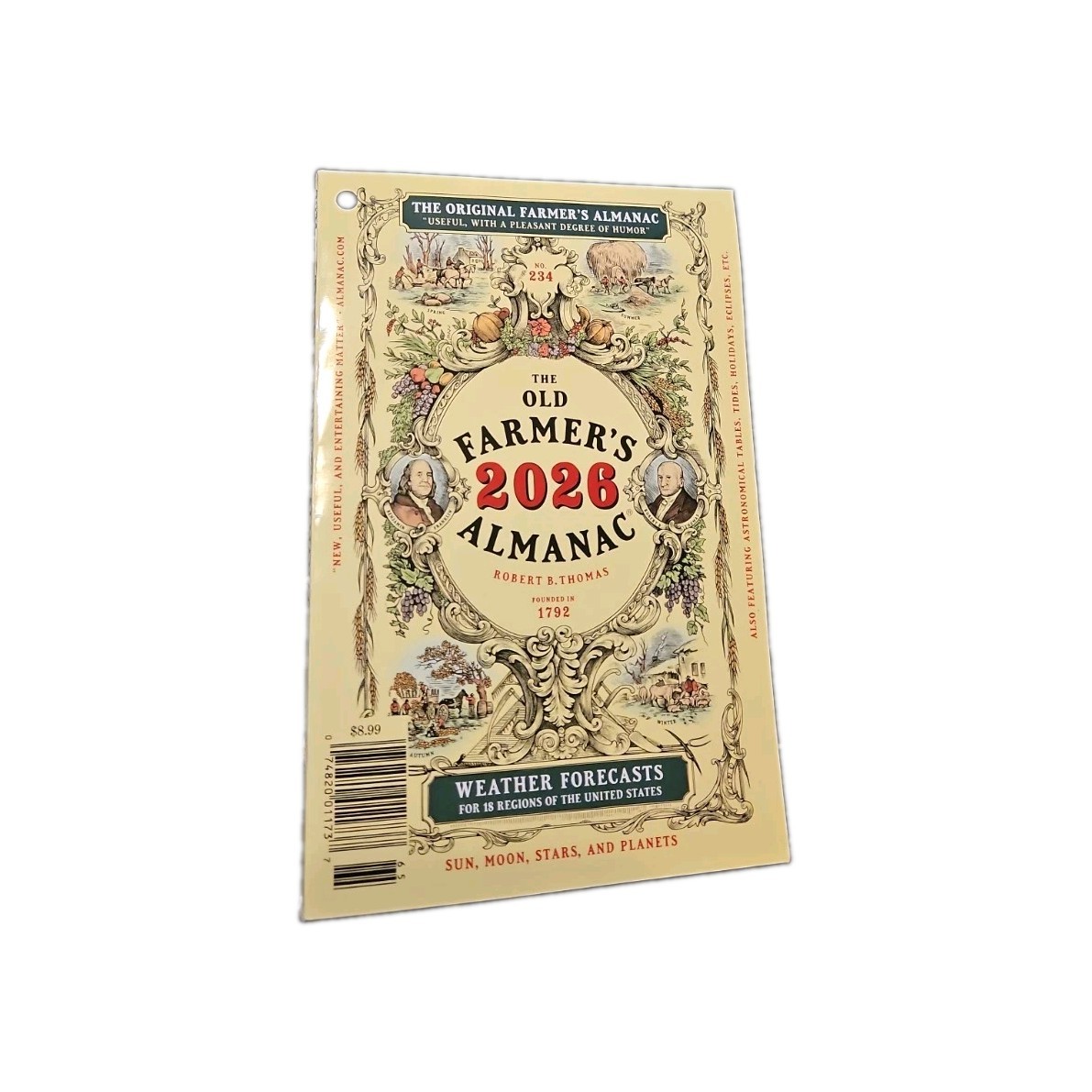 The 2026 Old Farmer’s Almanac Trade Edition (Paperback or Softback) Brand New