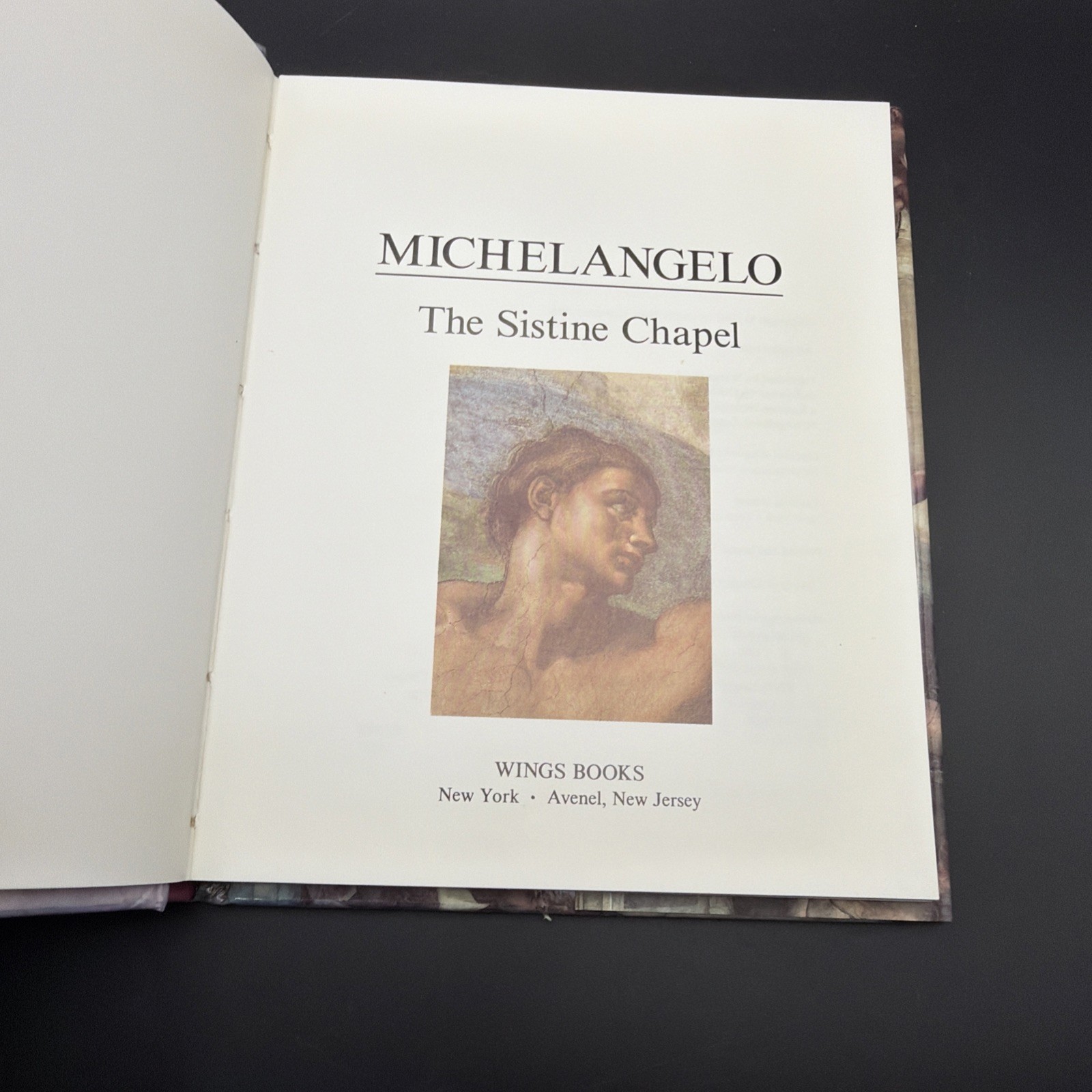 Mini Books Monet, Michelangelo, Van Gogh Paintings/Sistine Chapel By Wings Books