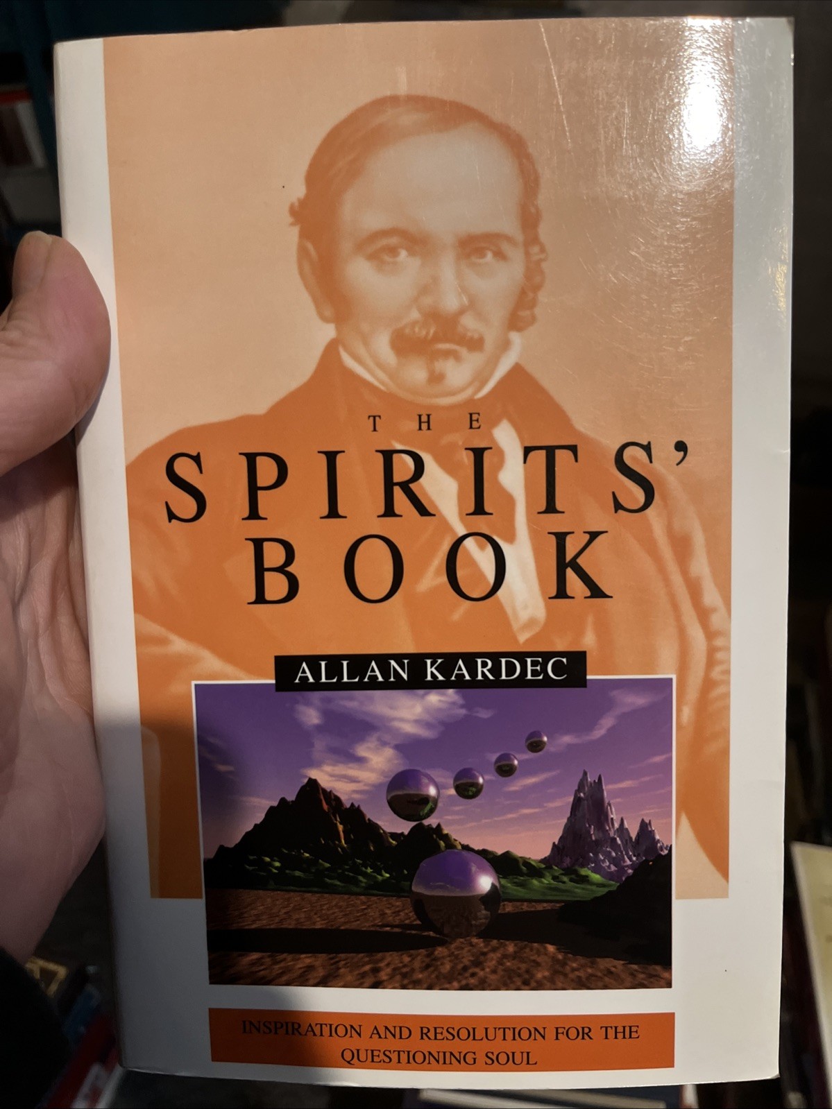 THE SPIRITS’ BOOK, MODERN ENGLISH EDITION By Allan Kardec & A. Bomfim EXCELLENT