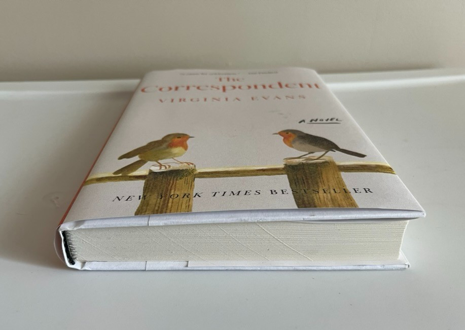 🌟THE CORRESPODENT: A Novel by Virginia Evans 📔Hardcover PEN/Hemingway Award 🌟
