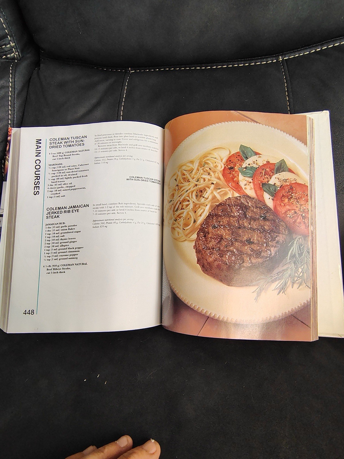 Light & Natural Cookbook Hardcover 1995 608 Pages 500+ Healthy Recipes