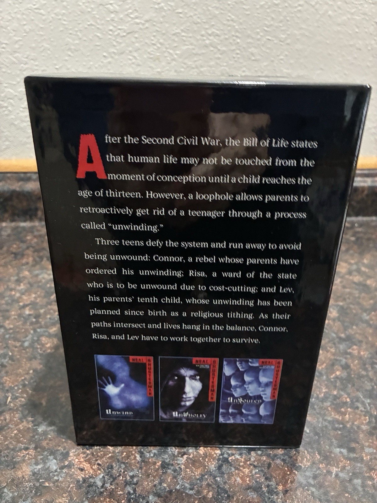 Unwind Collection Box Set: Unwind, Unwholly, Unsouled – Neal Shusterman 2013 HC