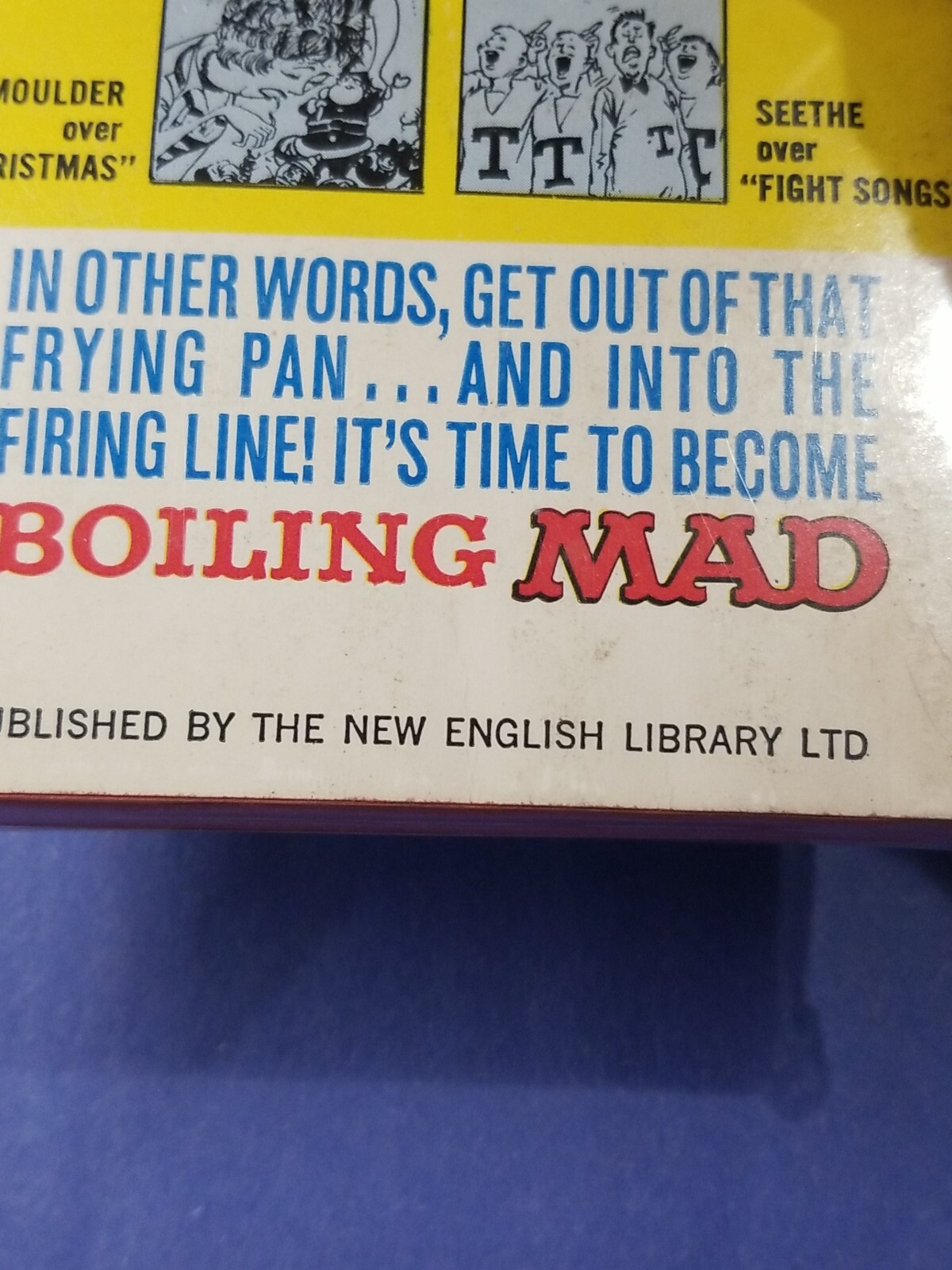UNITED KINGDOM MAD Magazine Paperback Book: #21 BOILING MAD 1966 1ST VGFN