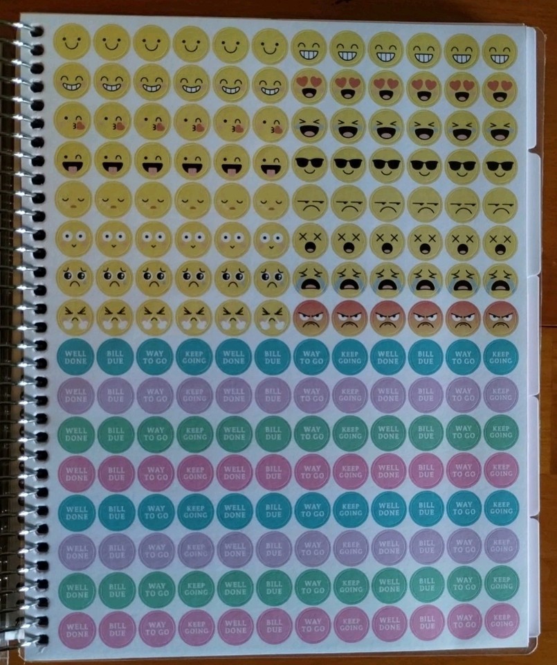The Sky is The Limit Spiral Planner Weekly 12 Month Planner Calendar 174 pages