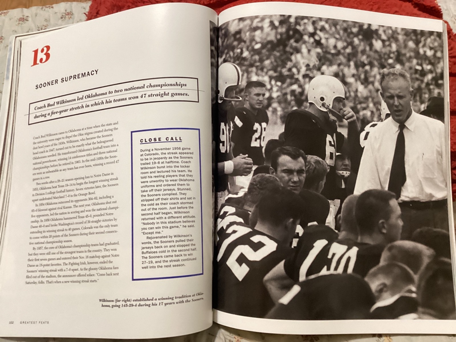 SPORTS ILLUSTRATED GREATEST FEATS,UNFORGETTABLE ACCOMPLISHMENTS,174 PAGES/NO PH