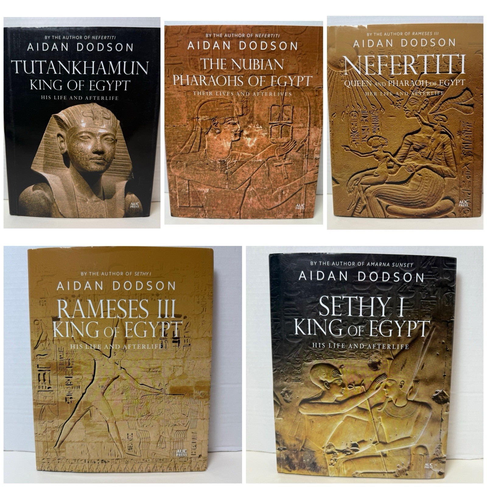 Ancient Egypt History Lot Nubian Pharaohs Tutankhamun Nefertiti Rameses III Seth
