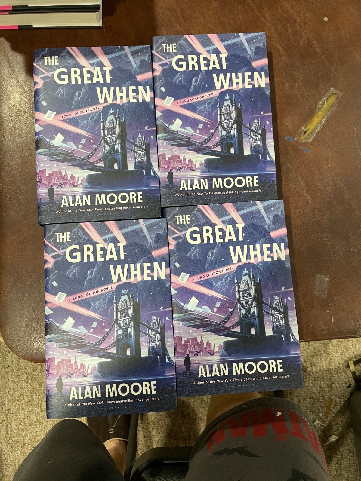 The Great When A Long London Novel Signed Autographed 1st Edition HC Alan Moore