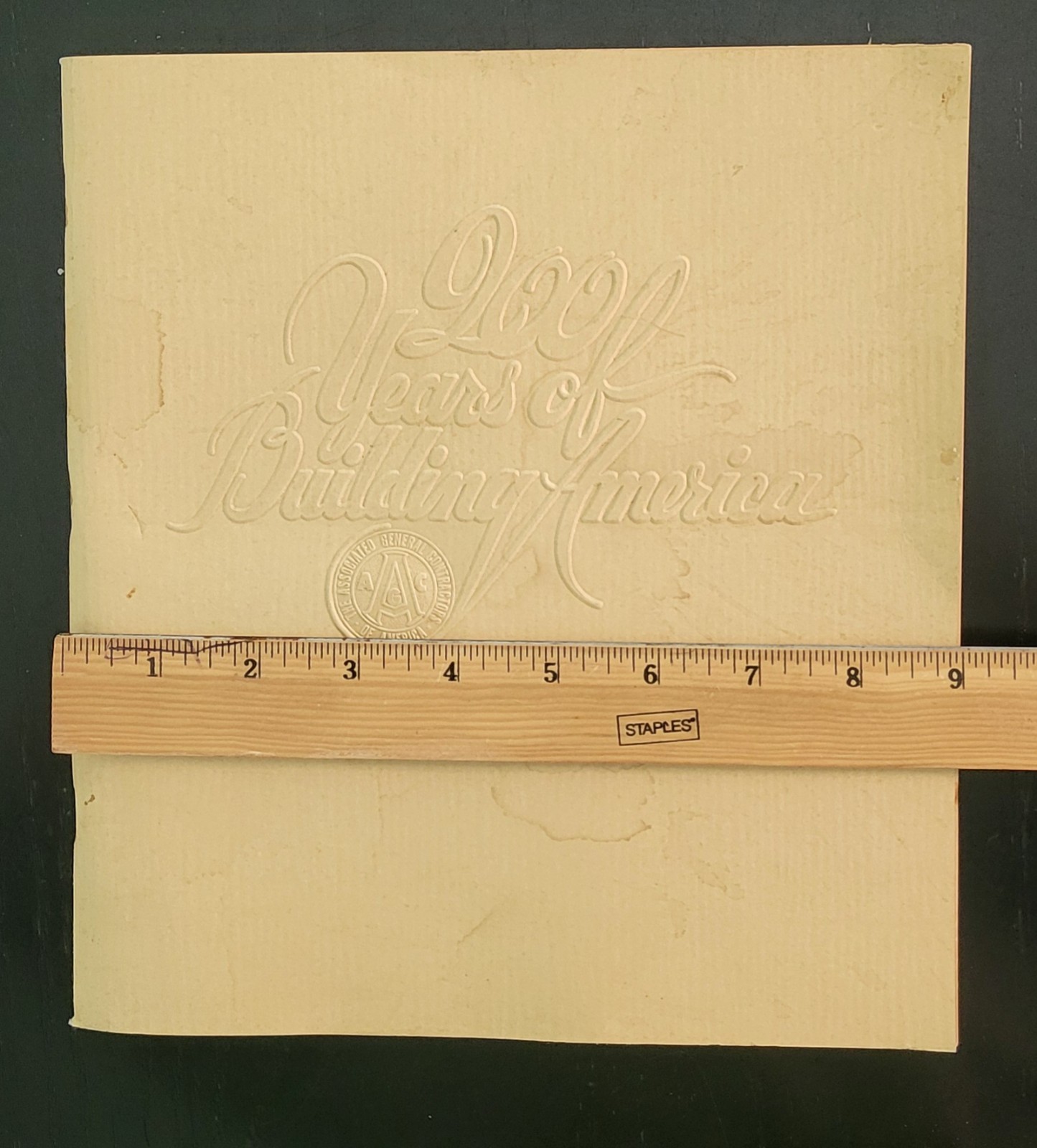 200 Years of Building America-Associated General Contractors 1975-Book