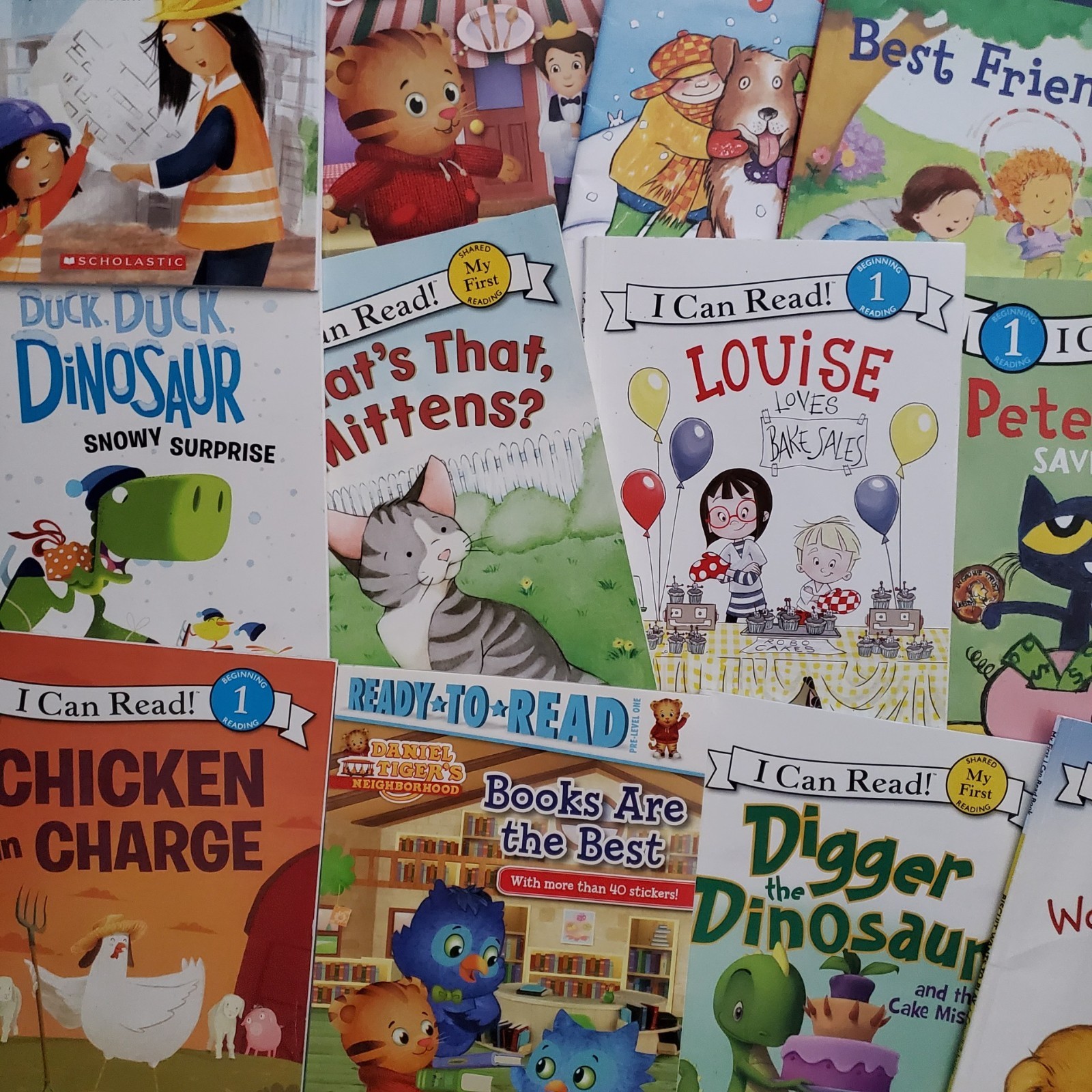 Random Lot of 12 Level 1, My First Reader, Step into Reading & I Can Read books